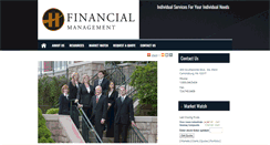 Desktop Screenshot of hfinancialmanagement.com