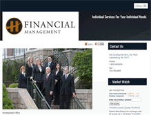 Tablet Screenshot of hfinancialmanagement.com